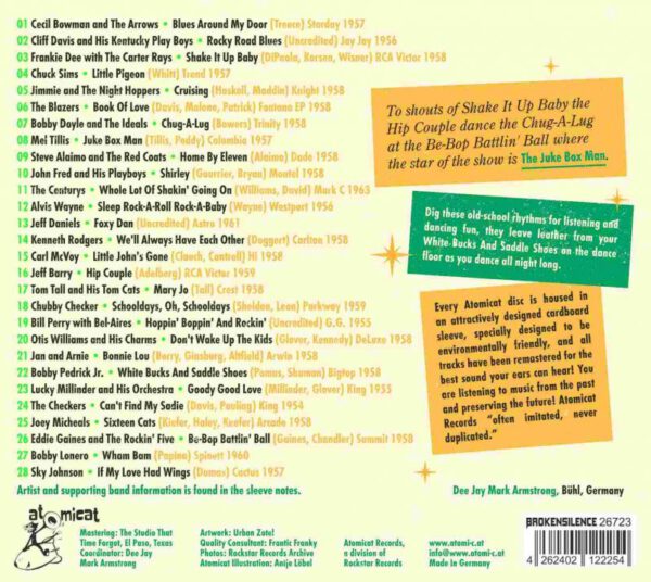 Various Artists: Atomicat Rockers Volume 6 – The Juke Box Man - back