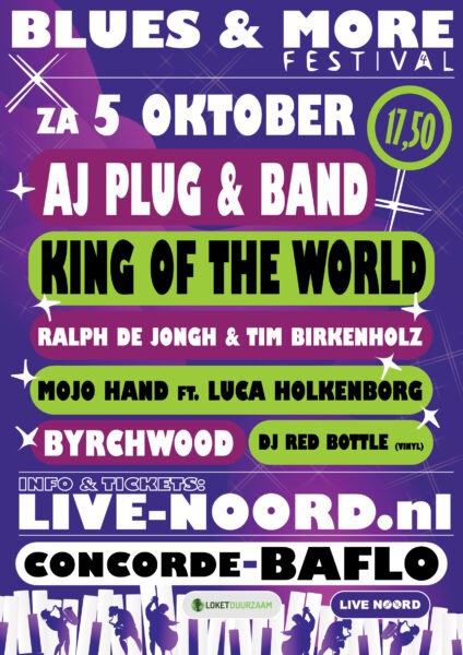 Blues & More Festival - 5 Oktober 2024