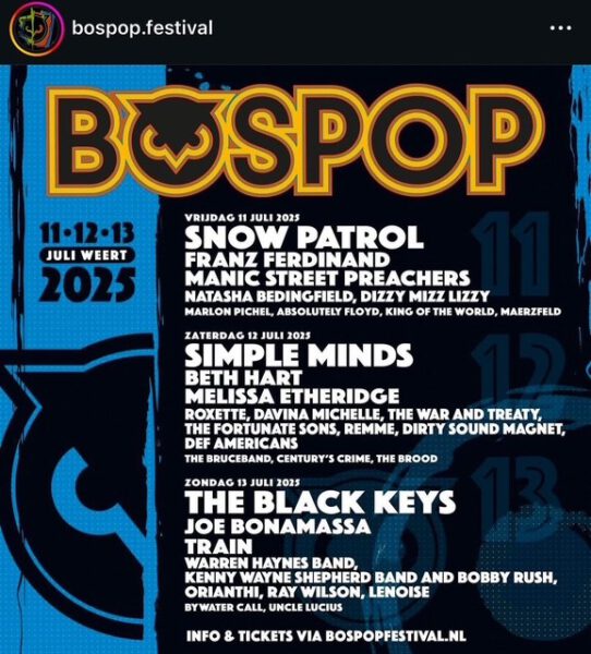 Bospop Weert - 11 - 12 - 13 Juli 2025