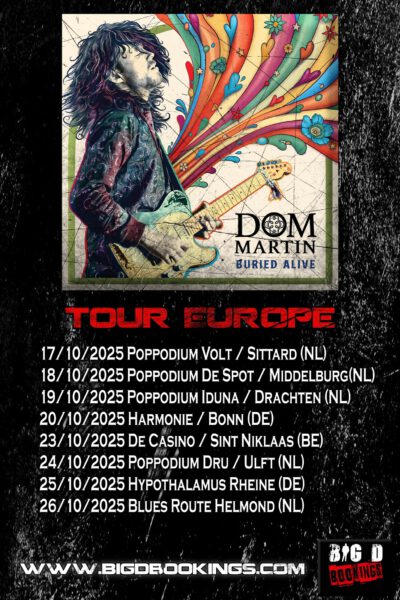 Dom Martin – Tour Europe - October 2025