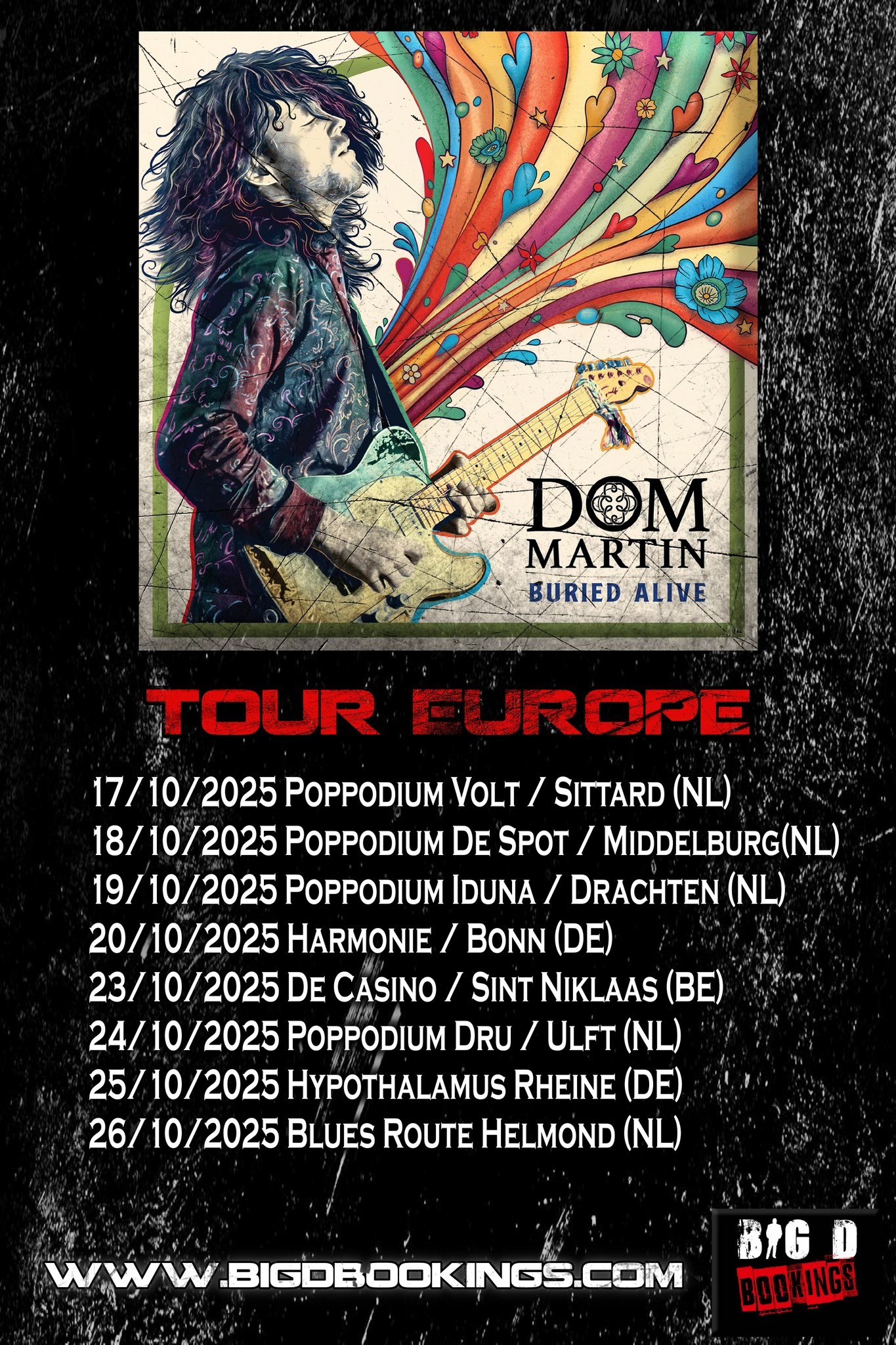 Dom Martin – Tour Europe - October 2025