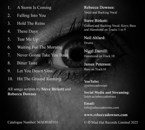 Rebecca Downes - A Storm Is Coming - back