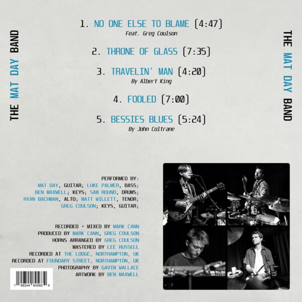 The Mat Day Band - The Mat Day Band - back