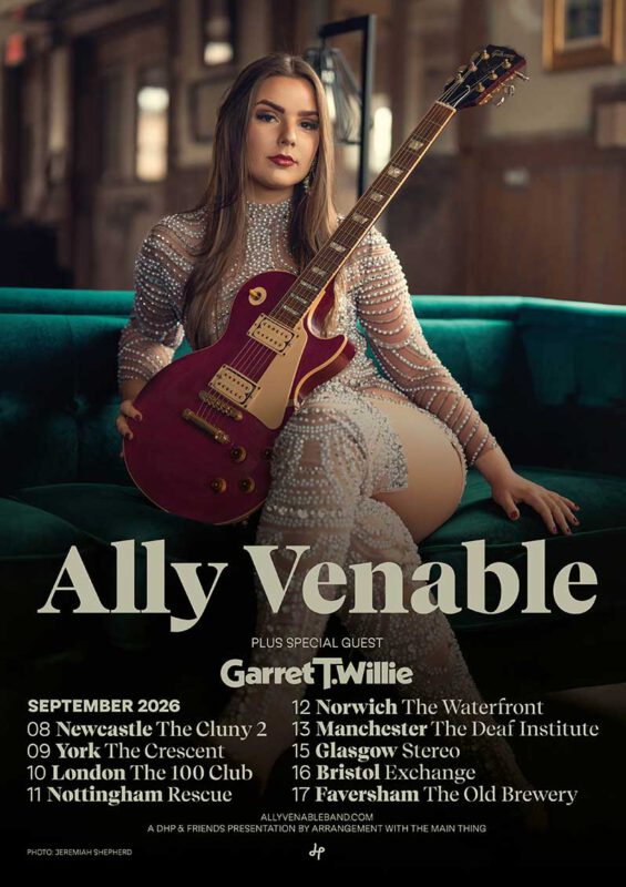 Ally Venable - September 2026 UK Tour