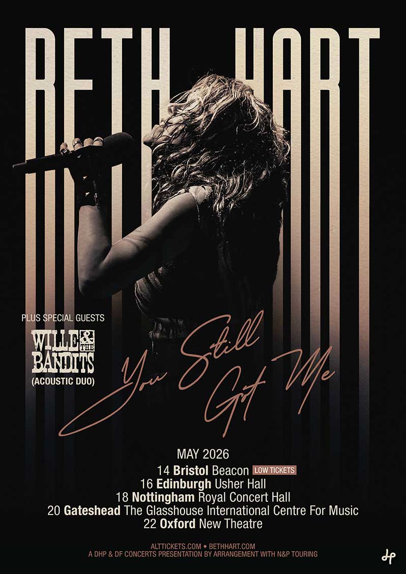Beth Hart - 'You Still Got Me' - May 2026 UK Tour