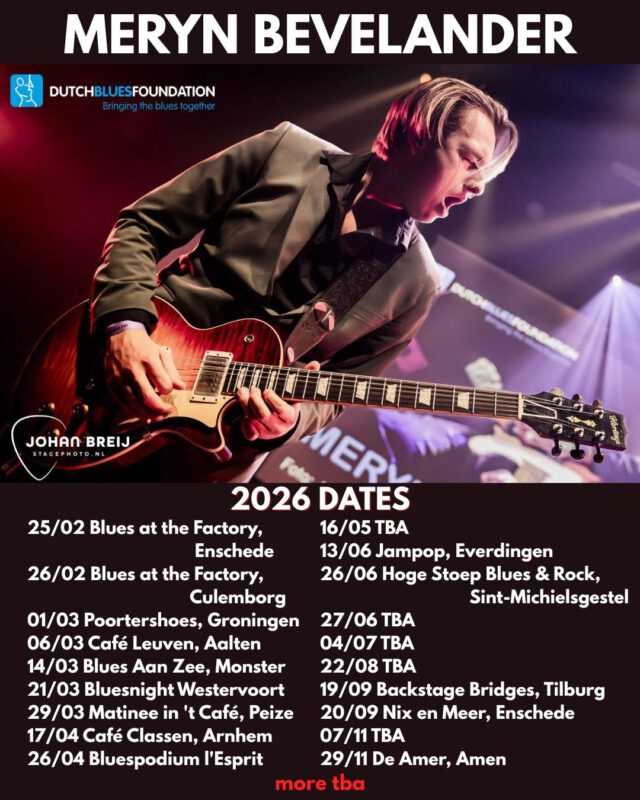 Meryn Bevelander - Tour Dates 2026 Meryn Bevelander - Tour Dates 2026
