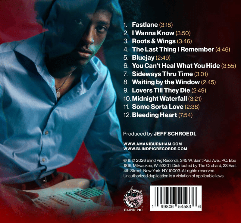 Amani Burnham - Roots & Wings - Back Cover