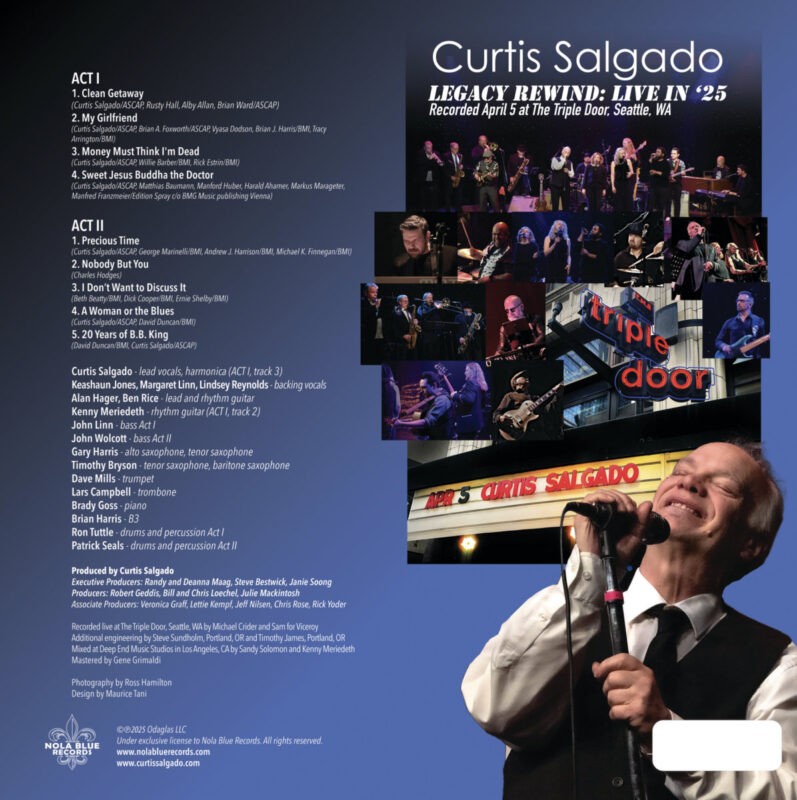 Curtis Salgado - Legacy Rewind Live in '25 - back