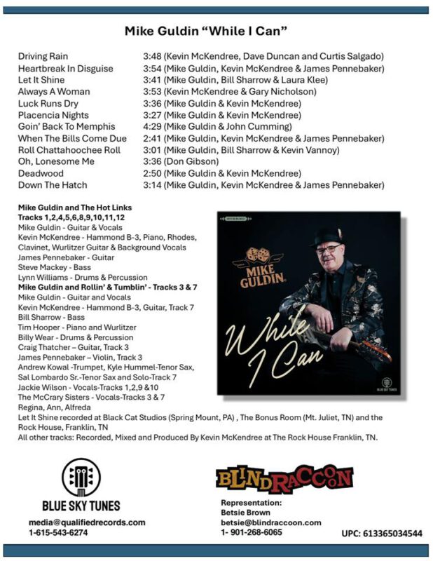Mike Guldin - While I Can - info