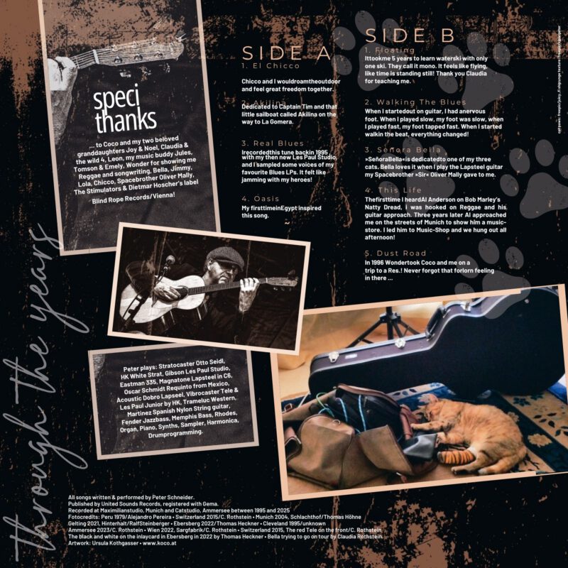 Peter Schneider - Through The Years - back