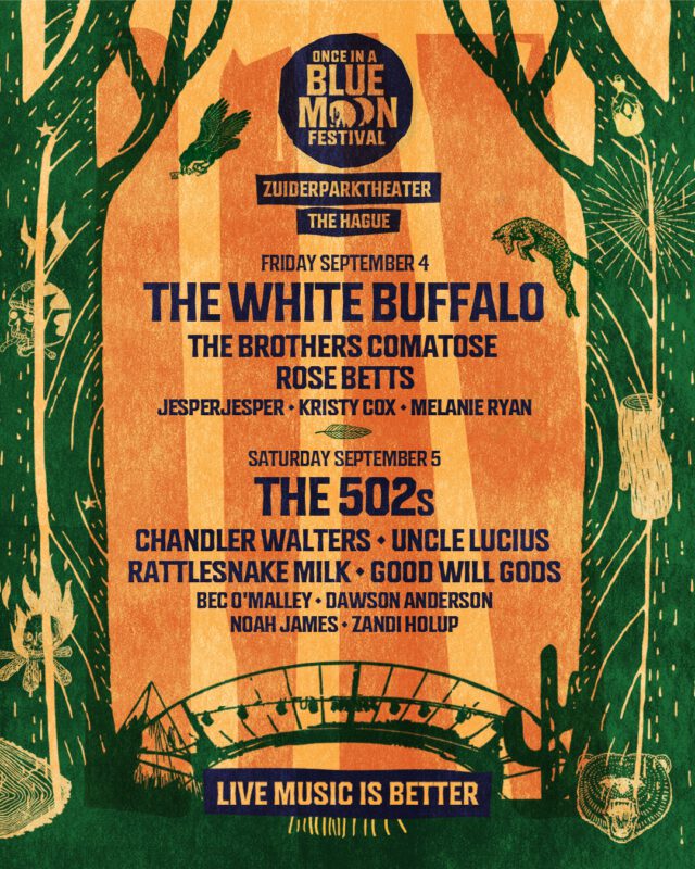 Rootsmuziekfestival Once In A Blue Moon Maakt Volledige Line-up Bekend 