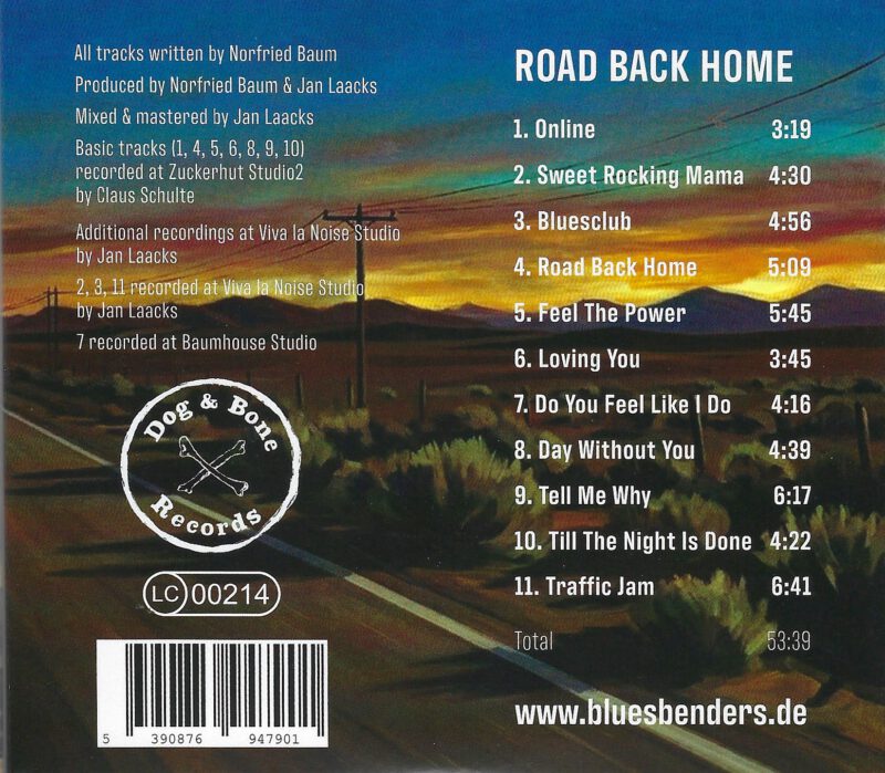 Baums Bluesbenders - Road Back Home - back
