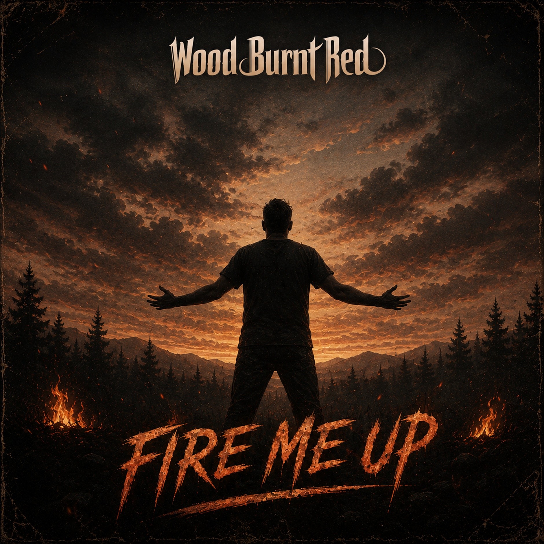 Debuut album van Wood Burnt Red genaamd Fire Me Up