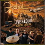 Cover artwork of Foghat’s double album Live & Loud Across the U.S.A.