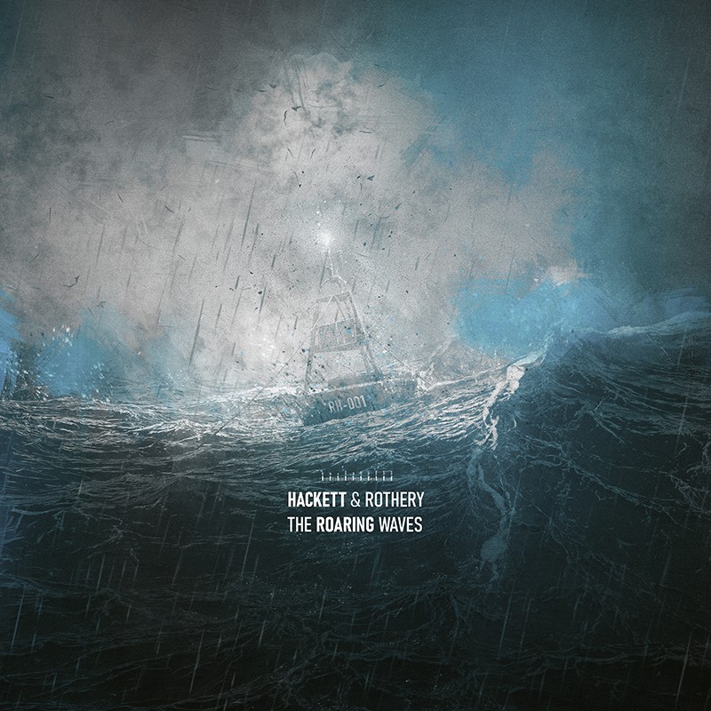 Album cover of The Roaring Waves by Steve Hackett and Steve Rothery
