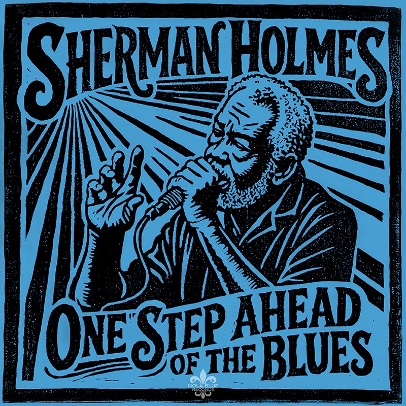 Sherman Holmes – One Step Ahead of the Blues album cover