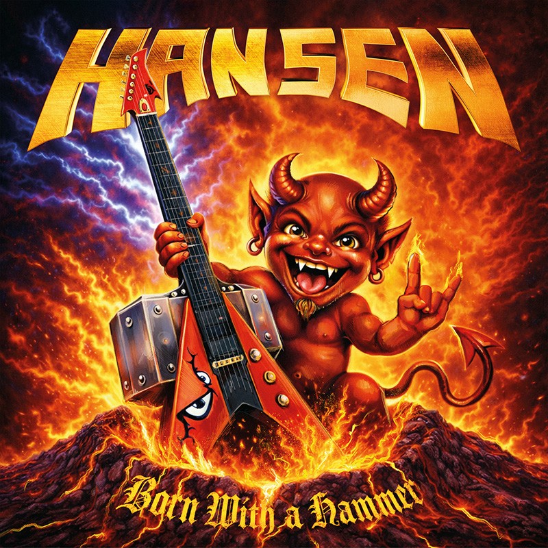 Album cover of Kai Hansen’s Born With A Hammer