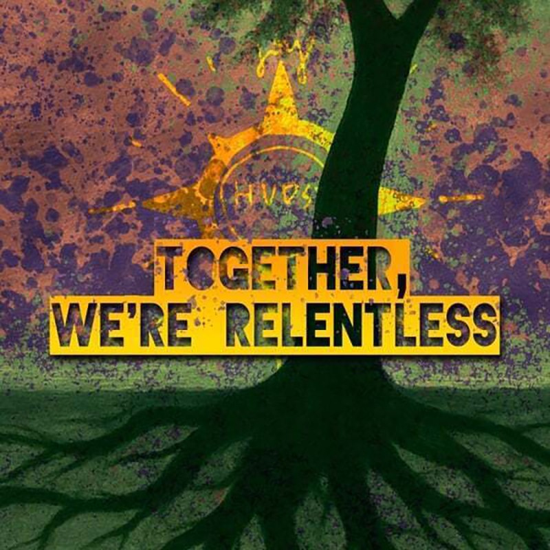 Cover artwork for Hudsy's 2026 EP Together, We're Relentless.