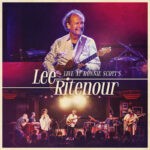 Cover artwork of Lee Ritenour's 2026 live album Live at Ronnie Scott's, featuring the guitarist performing on stage.