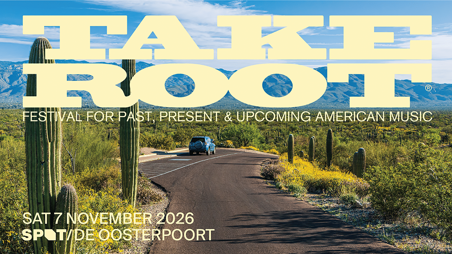 TakeRoot 2026 op 7 november in De Oosterpoort in Groningen